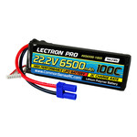 Lectron Pro 6S6500-1005 Lectron Pro 22.2V 6500mAh 100C EC5