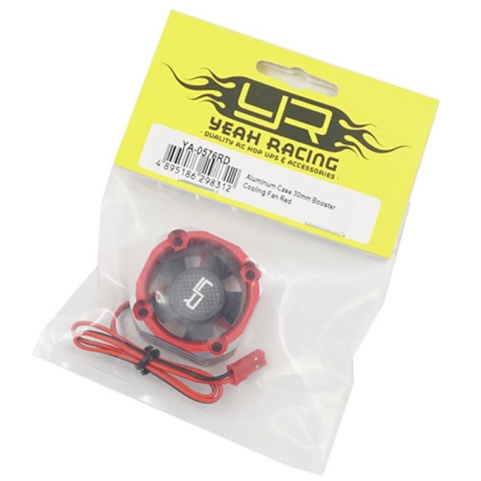 Yeah Racing YEA-YA-0576RD Yeah Racing 30x30 Aluminum Case Booster Fan (Red)