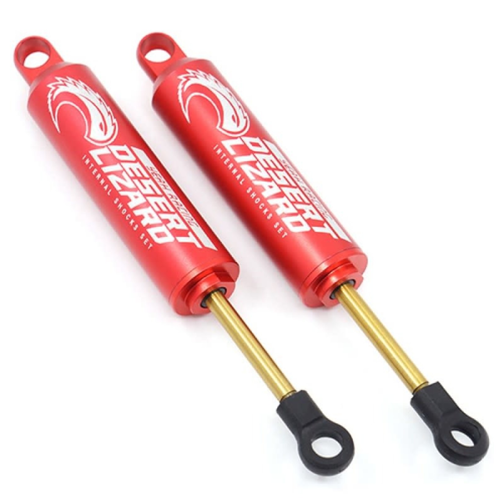 Yeah Racing YEA-DDL-100RD Yeah Racing 100mm Desert Lizard Shocks (2) (Red)