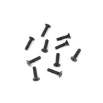 Tekno RC TKR1303 Tekno RC 2.5x10mm Flat Head Screws (10)