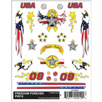 PineCar P4019 **PineCar Freedom Forever Dry Transfer