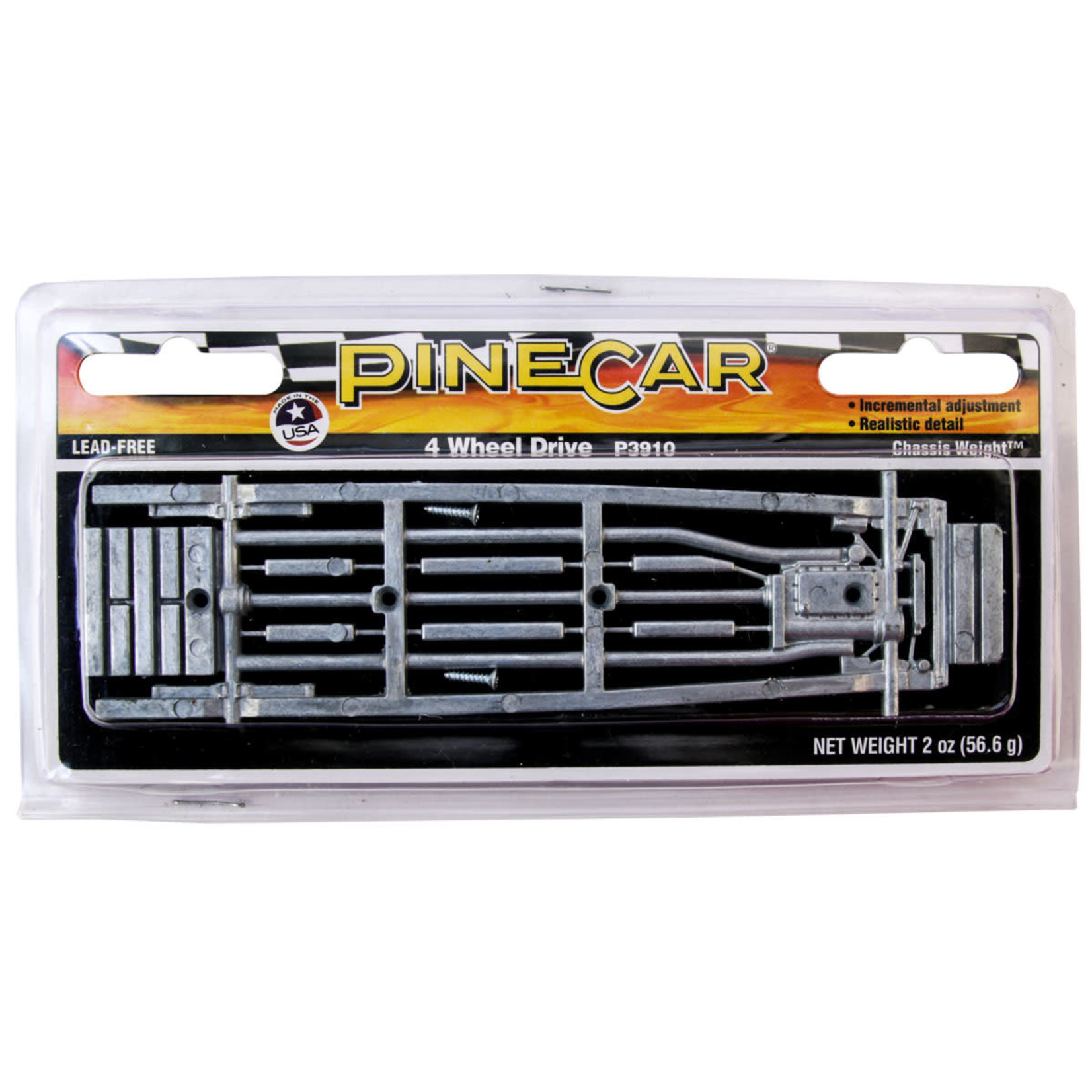 PineCar **PineCar 4-Wheel Drive Chassis Weight