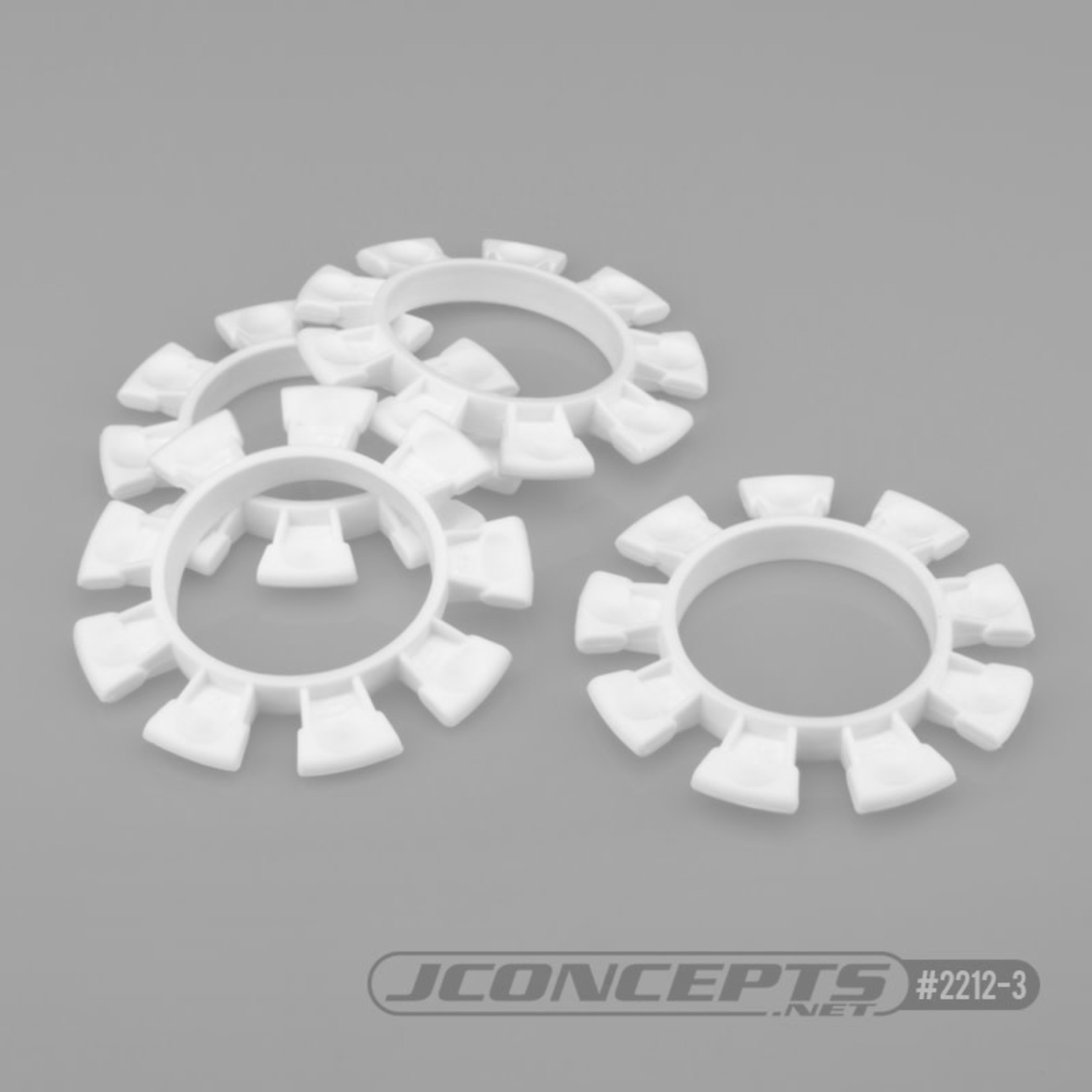 JConcepts JCO2212-3 JConcepts "Satellite" Tire Glue Bands (White)