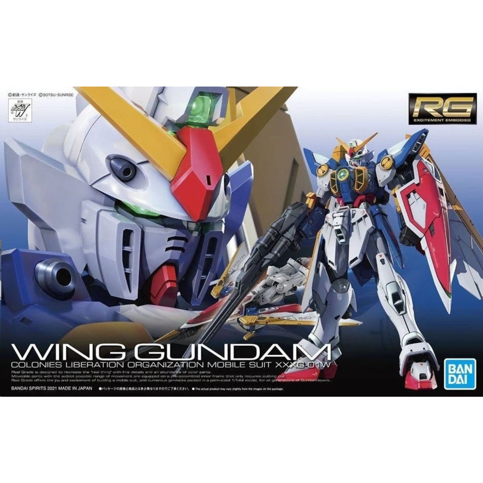 Bandai BAN2558575 Bandai RG #35 Wing Gundam