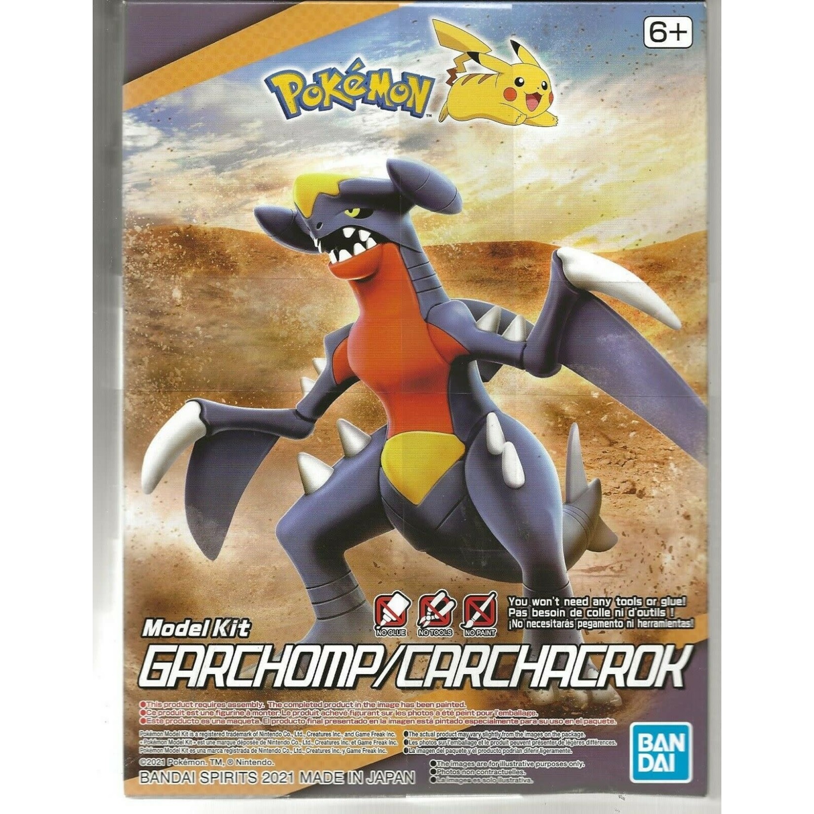 Bandai BAN2579576 Bandai Garchomp Pokemon
