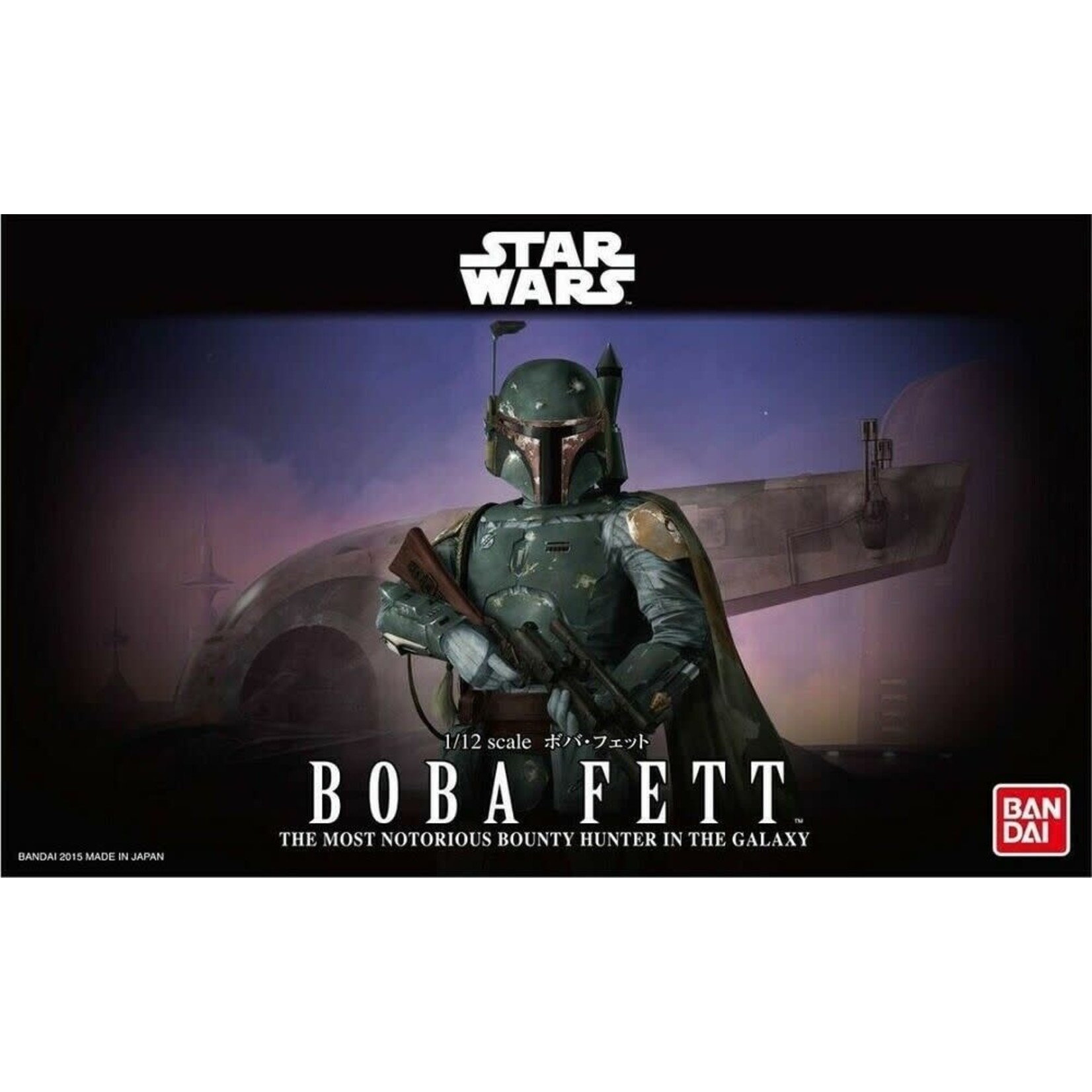 Bandai BAN2439797 Bandai Boba Fett 1/12 Star Wars