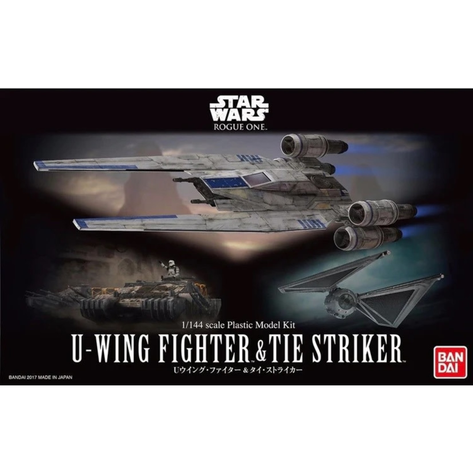 Bandai BAN2344773 Bandai U-Wing Fighter & Tie Striker Star Wars