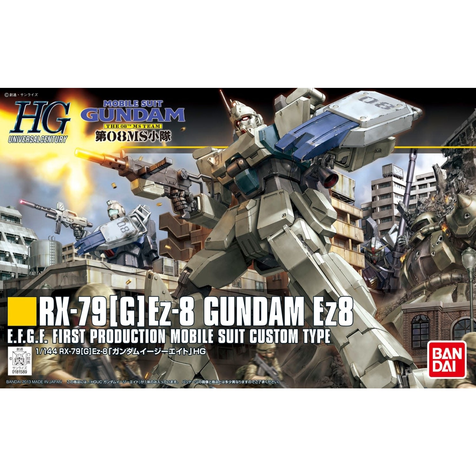 Bandai BAN2203510 Bandai HG #155 RX-79[G]Ez-8 Gundam Ez8 Bandai HGUC