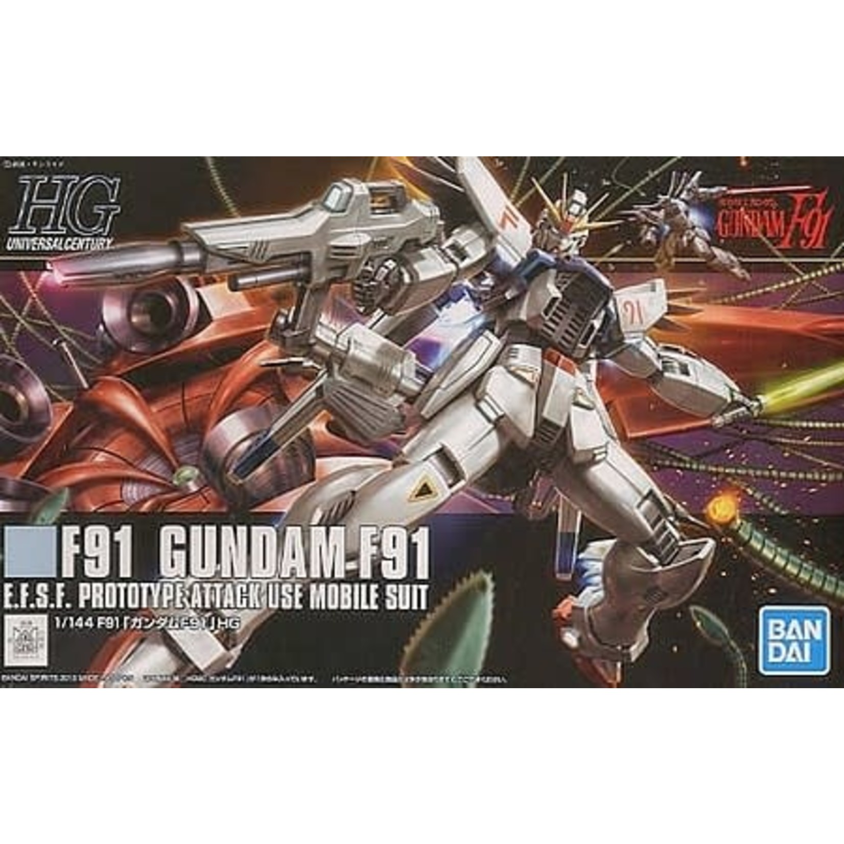 Bandai Bandai 2219523 HG #167 Gundam F91 "Gundam F91 HGUC