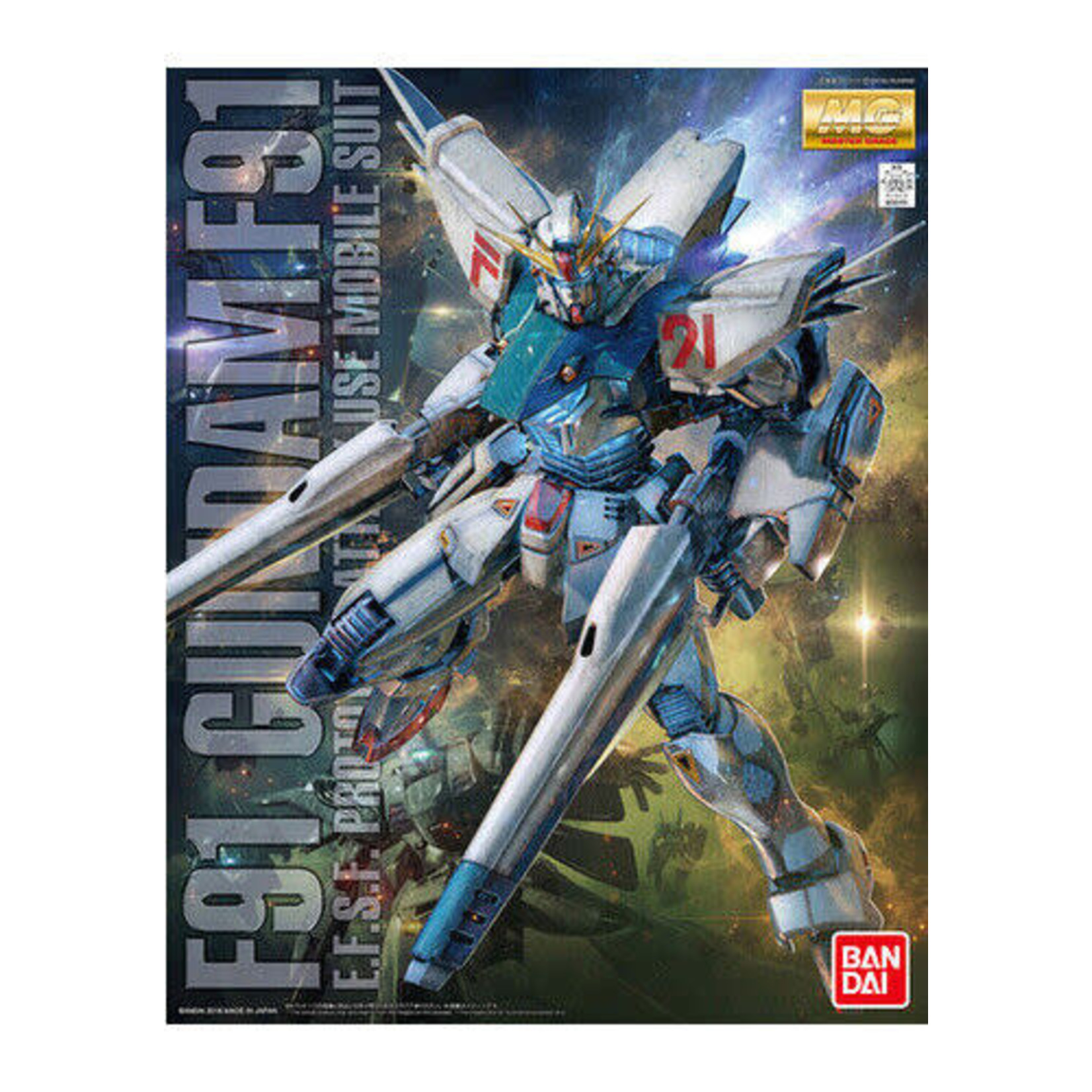 Bandai BAN2381810 Bandai MG Gundam F91 (Ver 2.0) "Gundam F91"