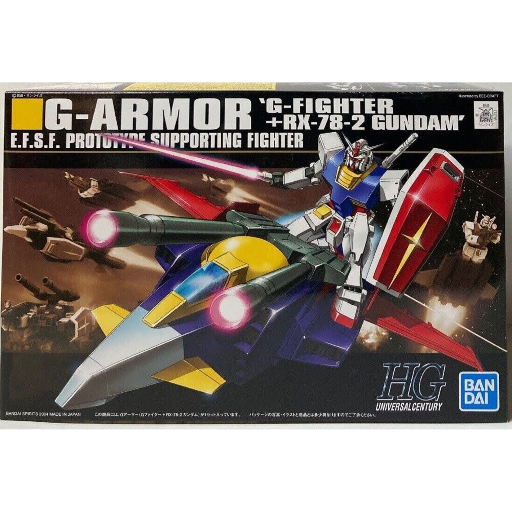 Bandai Bandai 1129453 HG #50 G-ARMOR "Mobile Suit Gundam" HGUC