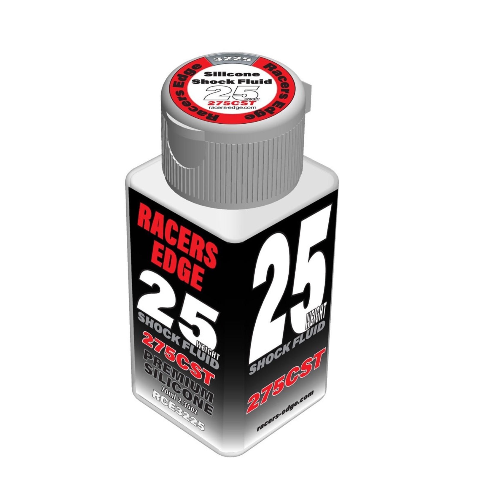 Racers Edge RCE3225 Racers Edge Pure Silicone Shock Oil 25wt 250cSt 70ml 2.36oz