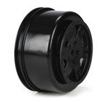 TLR **TLR7011 TLR 12mm Hex Short Course Wheels (Black) (2) (22SCT/TEN-SCTE)##