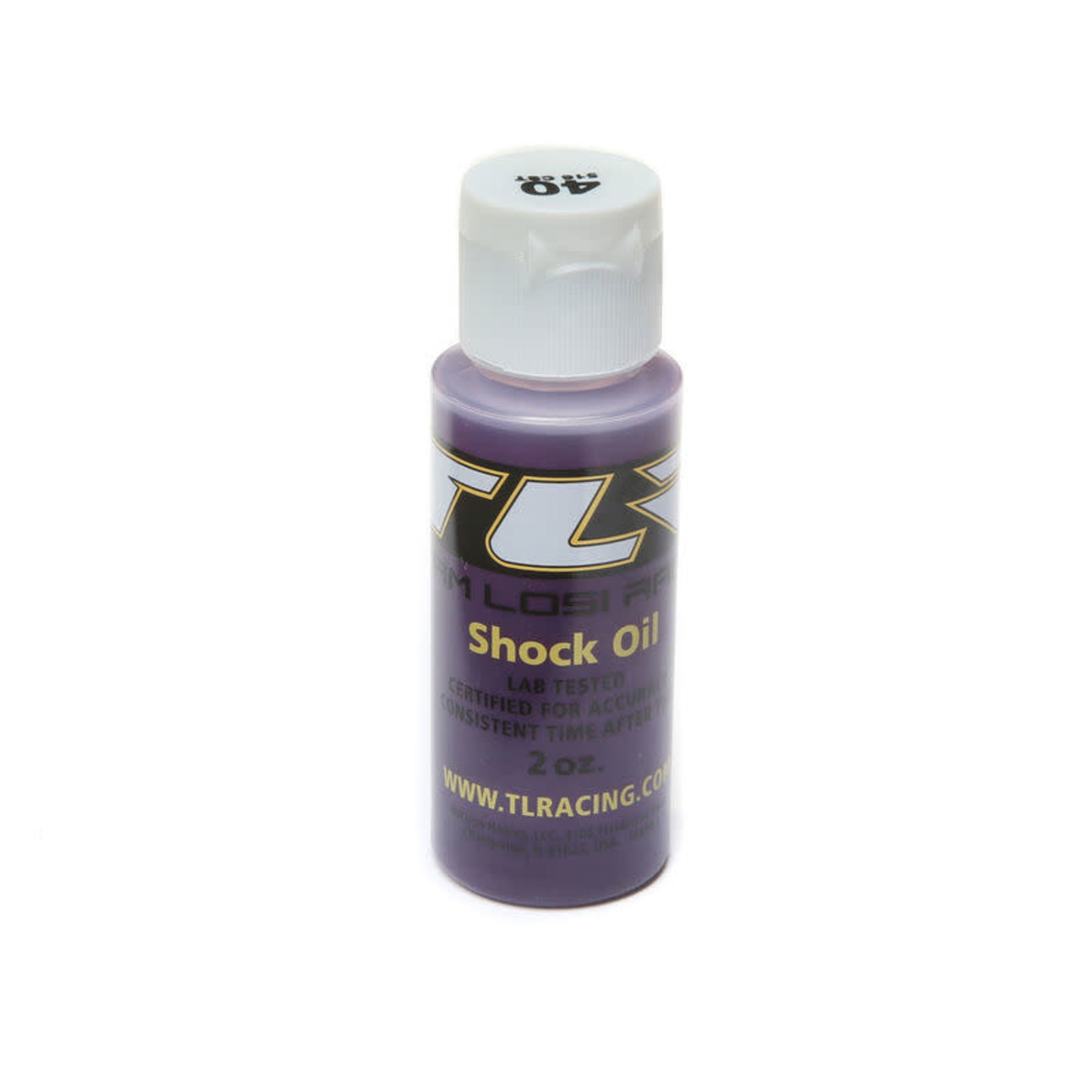 TLR **TLR74010 TLR SILICONE SHOCK OIL, 40WT, 516CST, 2OZ