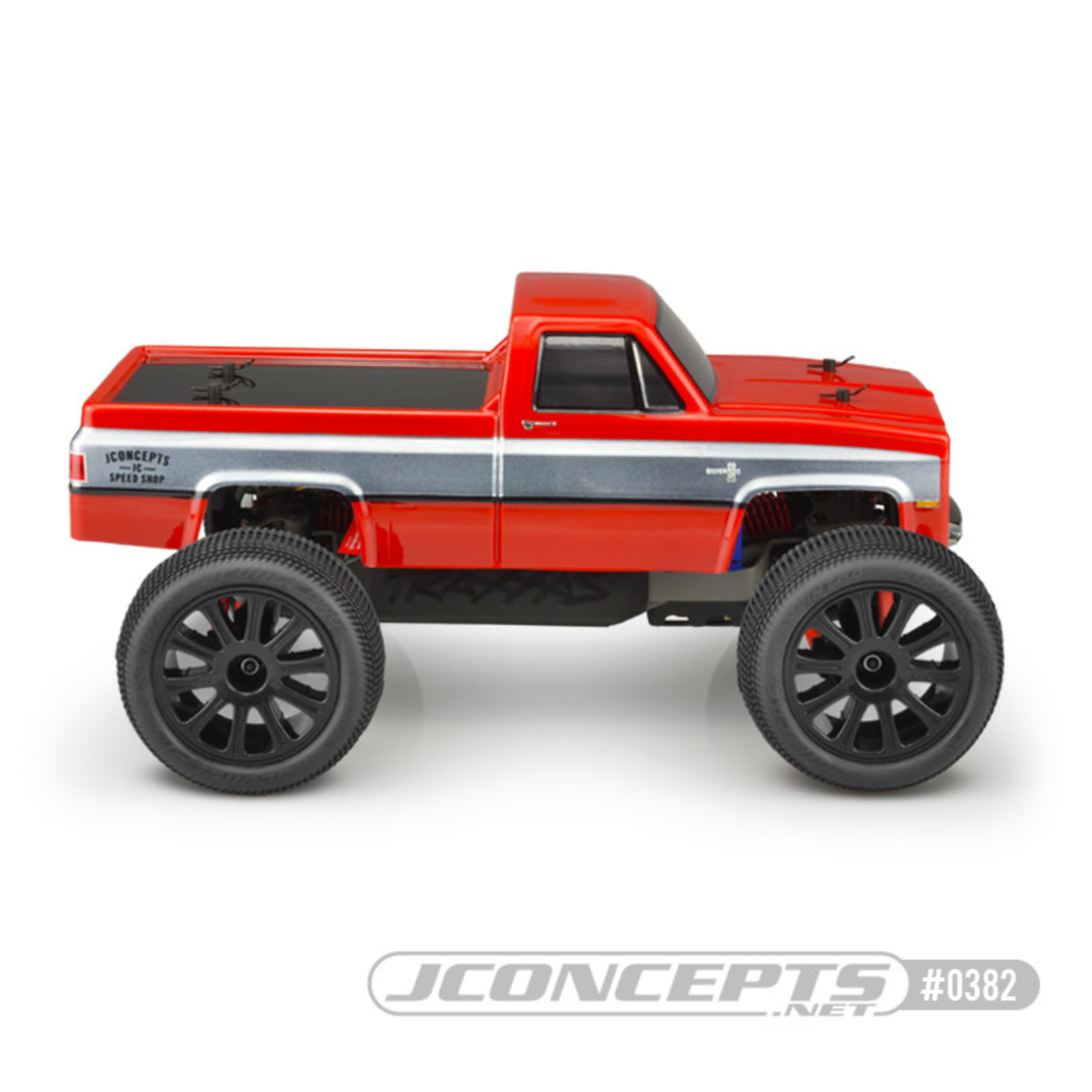 JConcepts JCO0382 JConcepts  Traxxas 1/16 E-Revo 1982 GMC K10 Body (Clear)