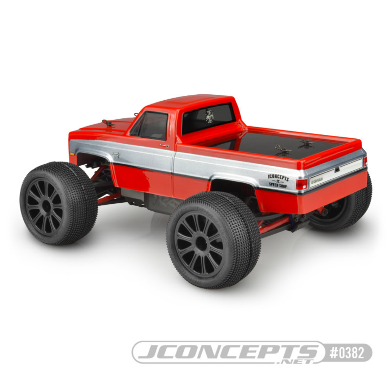 JConcepts JCO0382 JConcepts  Traxxas 1/16 E-Revo 1982 GMC K10 Body (Clear)