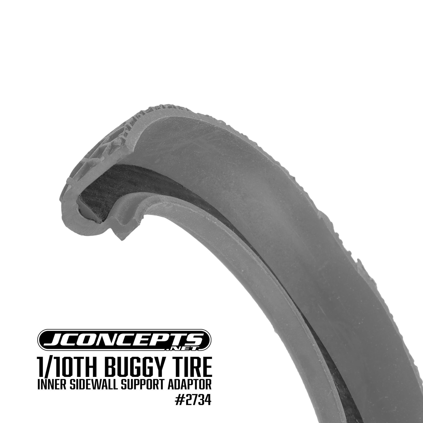 JConcepts JCO2734 JConcepts 1/10th 2.2" Buggy Tire Inner Sidewall Support Adaptor (4)
