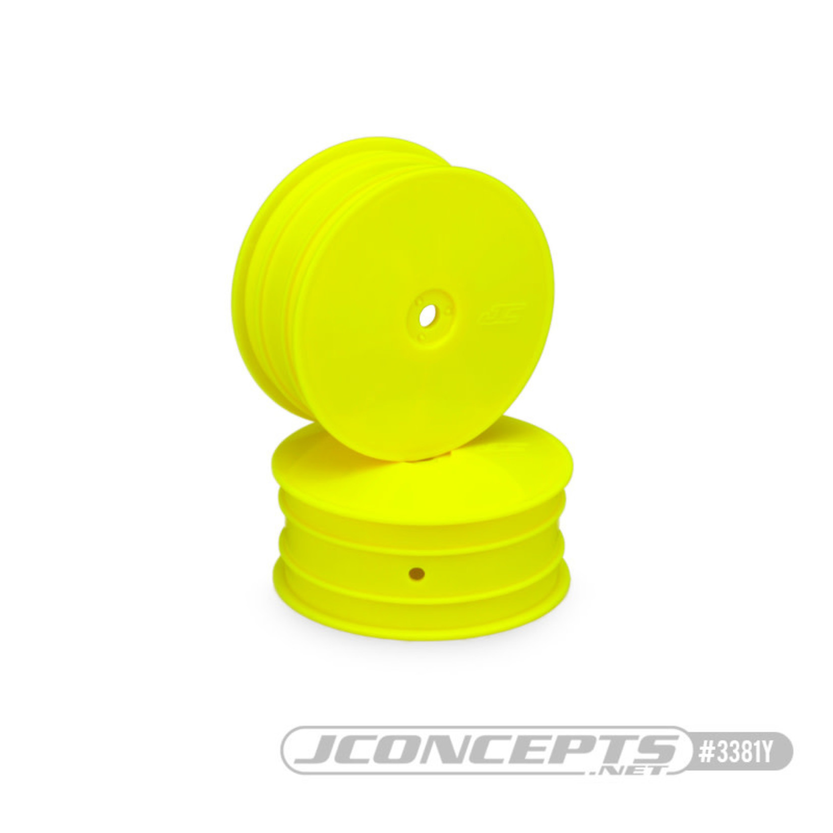 JConcepts JCO3381Y JConcepts 12mm Hex Mono Front Wheel (Yellow) (4) (B74) ##