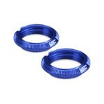 JConcepts JConcepts Fin, 12mm Shock Collar, Blue (2) :B5M,T5M,SC5M,B6