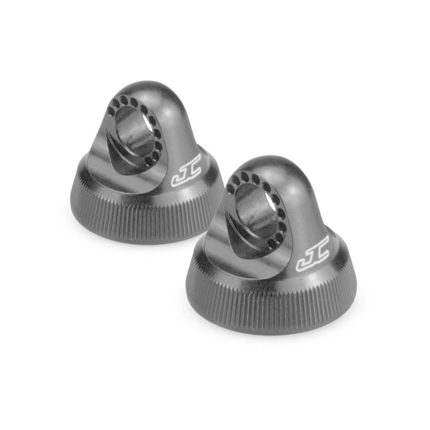 JConcepts JCO2490-2 JConcepts Fin 12mm V2 Shock Cap Black (2)