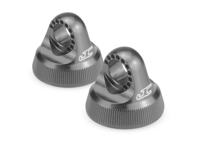 Tappi Per Ammortizzatori JConcepts Fin 12mm V2 - 2 Pezzi Colore Nero (JCO2490-2)