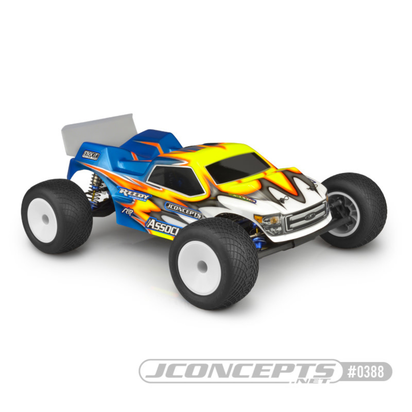 JConcepts JCO0388 JConcepts T6.1/YZ-2T Finnisher 1/10 Stadium Truck Body (Clear)