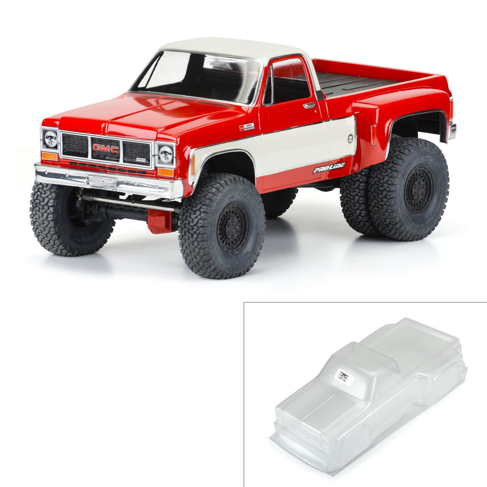 Pro-line Racing PRO359000 Pro-Line 1973 GMC Sierra 3500 12.3" Crawler Body (Clear)