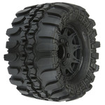 Pro-line Racing PRO1011010 Pro-Line 1/10 Interco Supr Swmpr F/R 2.8" MT Tires Mounted 12mm Black  Raid (2)