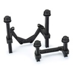 Pro-line Racing PRO636200 Pro-Line 1/10 Extended Front/Rear Body Mounts: Rustler 4x4