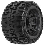 Pro-line Racing PRO118410 Pro-Line 1/8 Trencher X F/R 3.8" MT Tires Mounted 17mm Black  Raid (2)