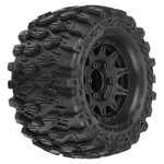 Pro-line Racing PRO1019010 Pro-Line 1/10 Hyrax Front/Rear 2.8" MT Tires Mounted 12mm Black  Raid (2)