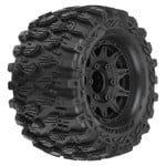 Pro-line Racing PRO1019010 Pro-Line 1/10 Hyrax Front/Rear 2.8" MT Tires Mounted 12mm Black  Raid (2)