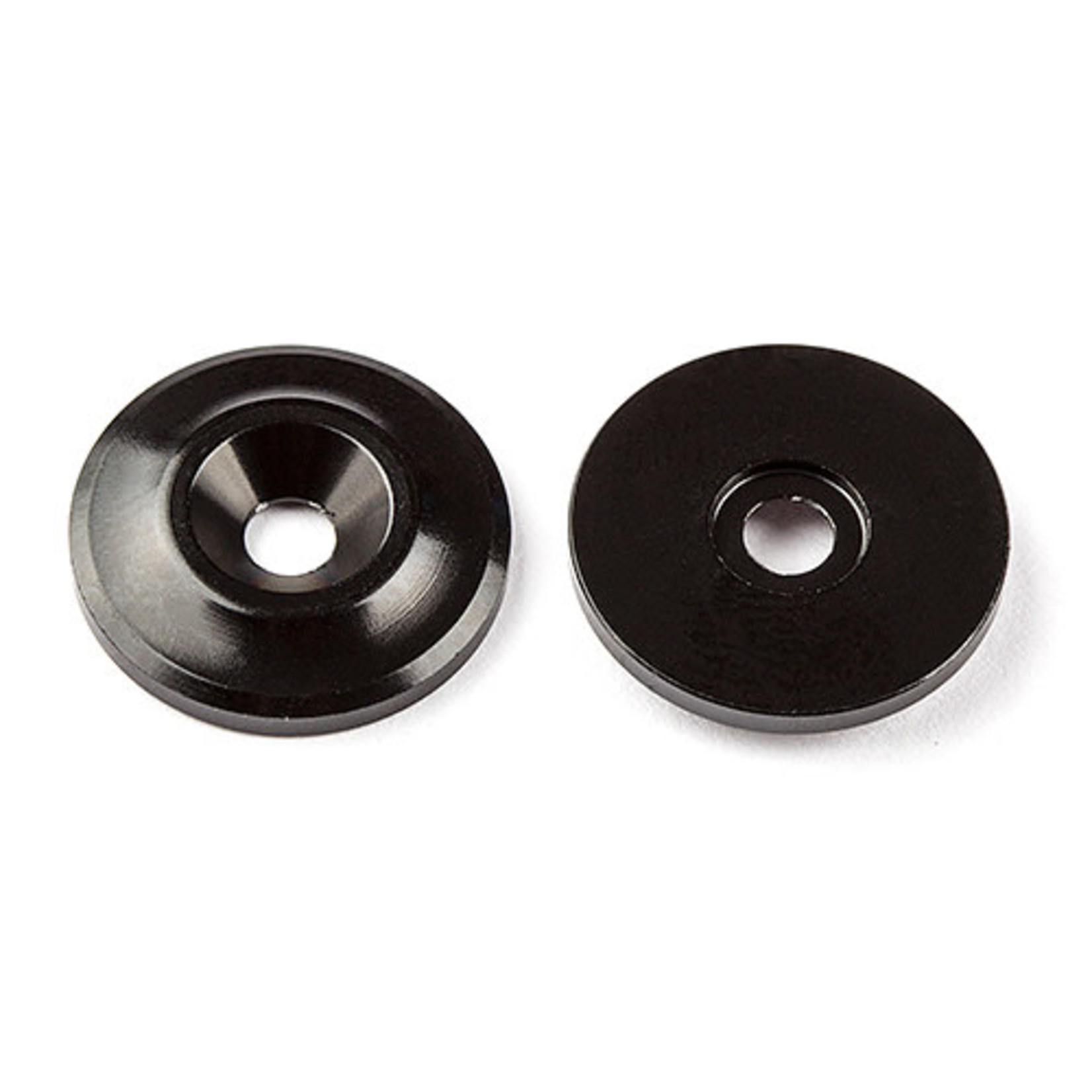 Team Associated ASC92100 Associated FT Aluminum Wing Buttons (Black)