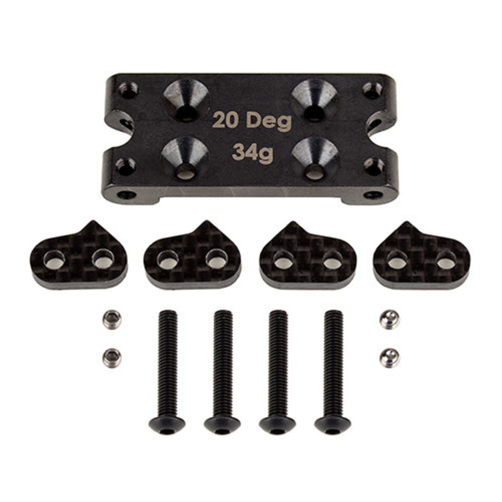 Team Associated **ASC91899 Associated RC10B6 FT Steel Bulkhead (20 Degree)