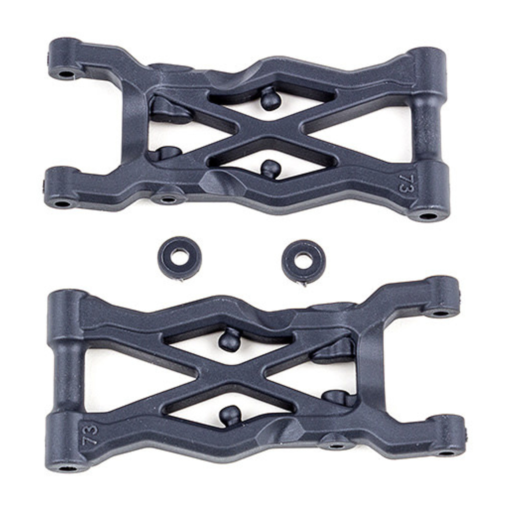 Team Associated **ASC91854 Associated RC10 B6.2D 73mm Rear Suspension Arm (2) (Hard)