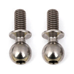 Team Associated ASC91750 Associated 4mm Factory Team Heavy Duty Titanium Ball Stud Set (2)