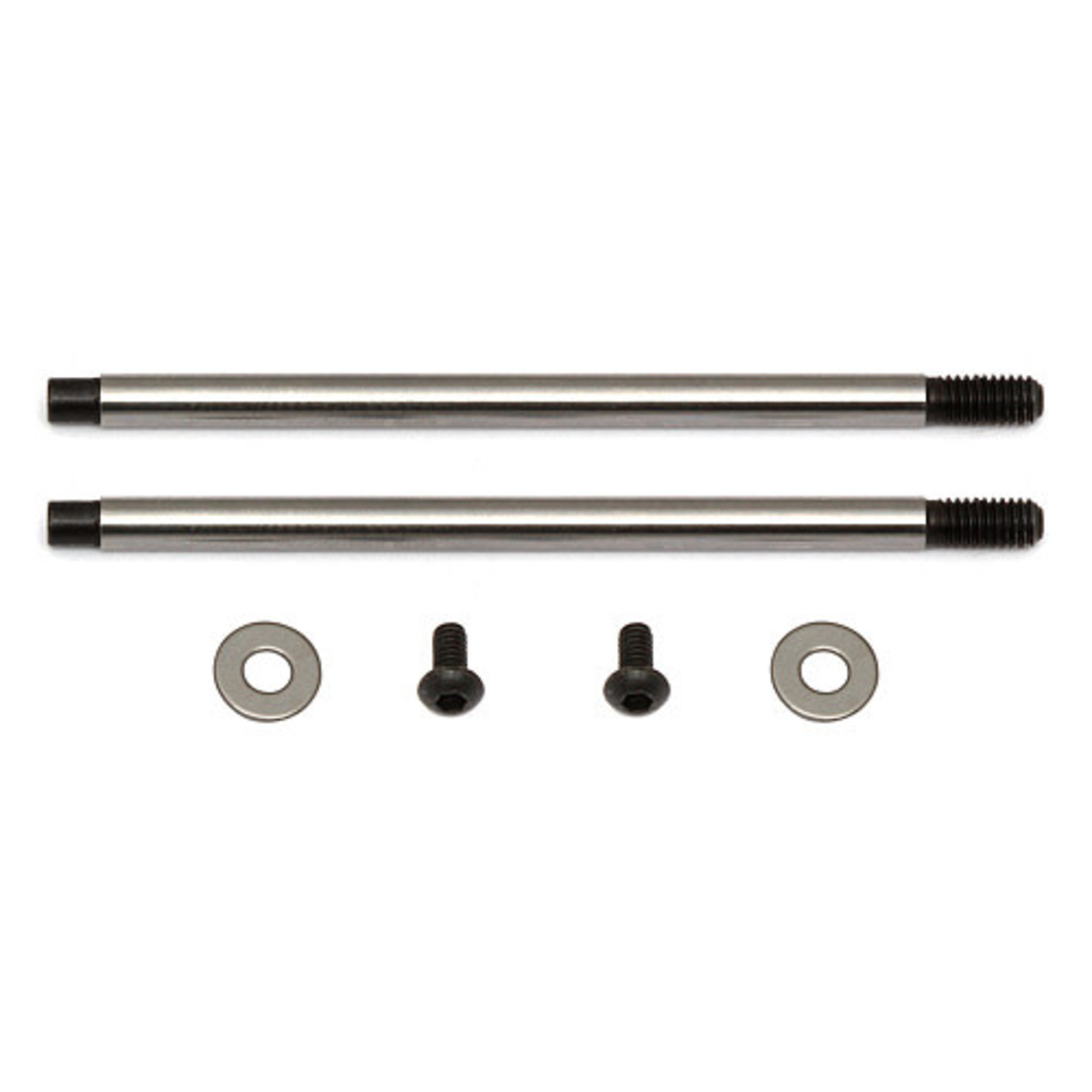 Team Associated ASC91624 Associated 3x35mm V2 Chrome Screw Mount Truck Rear Shock Shaft (2)
