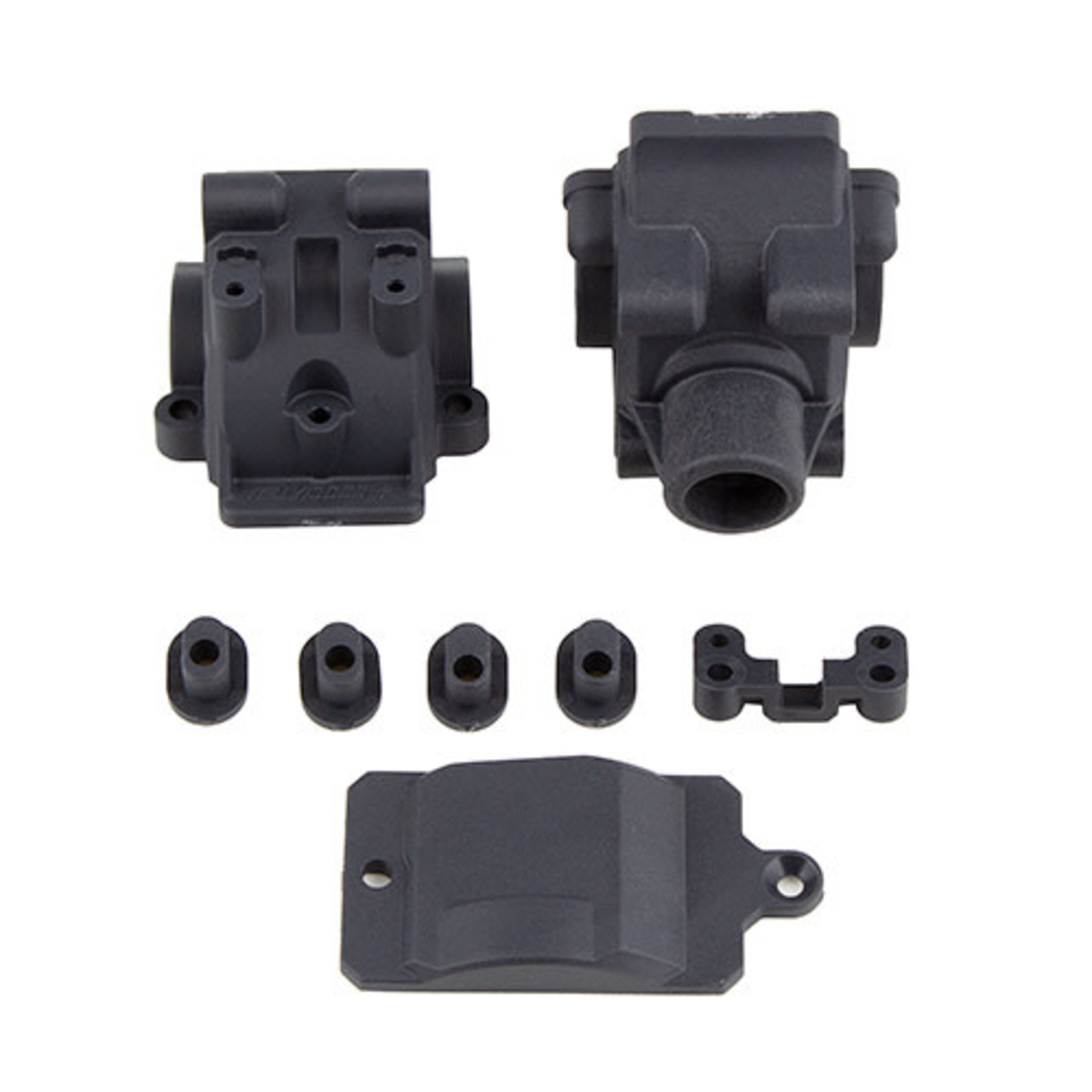 Team Associated **ASC92301 Associated RC10B74.1 Factory Team Front/Rear Gearbox (Carbon)