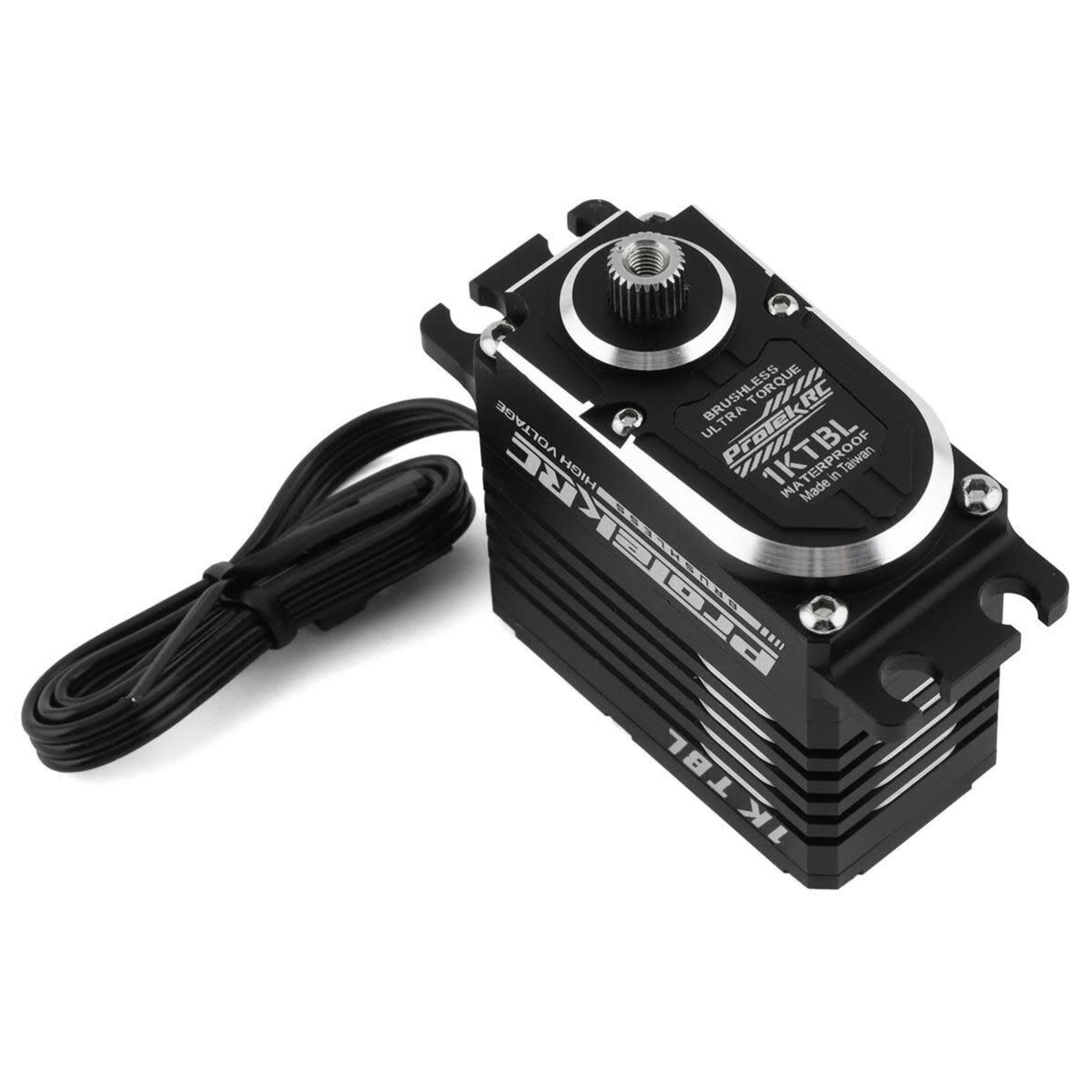 ProTek RC PTK-1KTBL ProTek RC 1KTBL Blaack Label Ultra High Torque Brushless Waterproof Crawler Servo (High Voltage/Metal Case) (Digital)