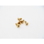 Hiro-Seiko HSI 48043 Hiro-Seiko Alloy Hex Socket Flat Head Screw (M3) M3x6 Gold (5pcs)