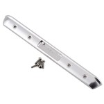 Hot Racing HRASXTF03CR08 Hot Racing Axial SCX24 C10 Aluminum Rear Bumper (Silver)