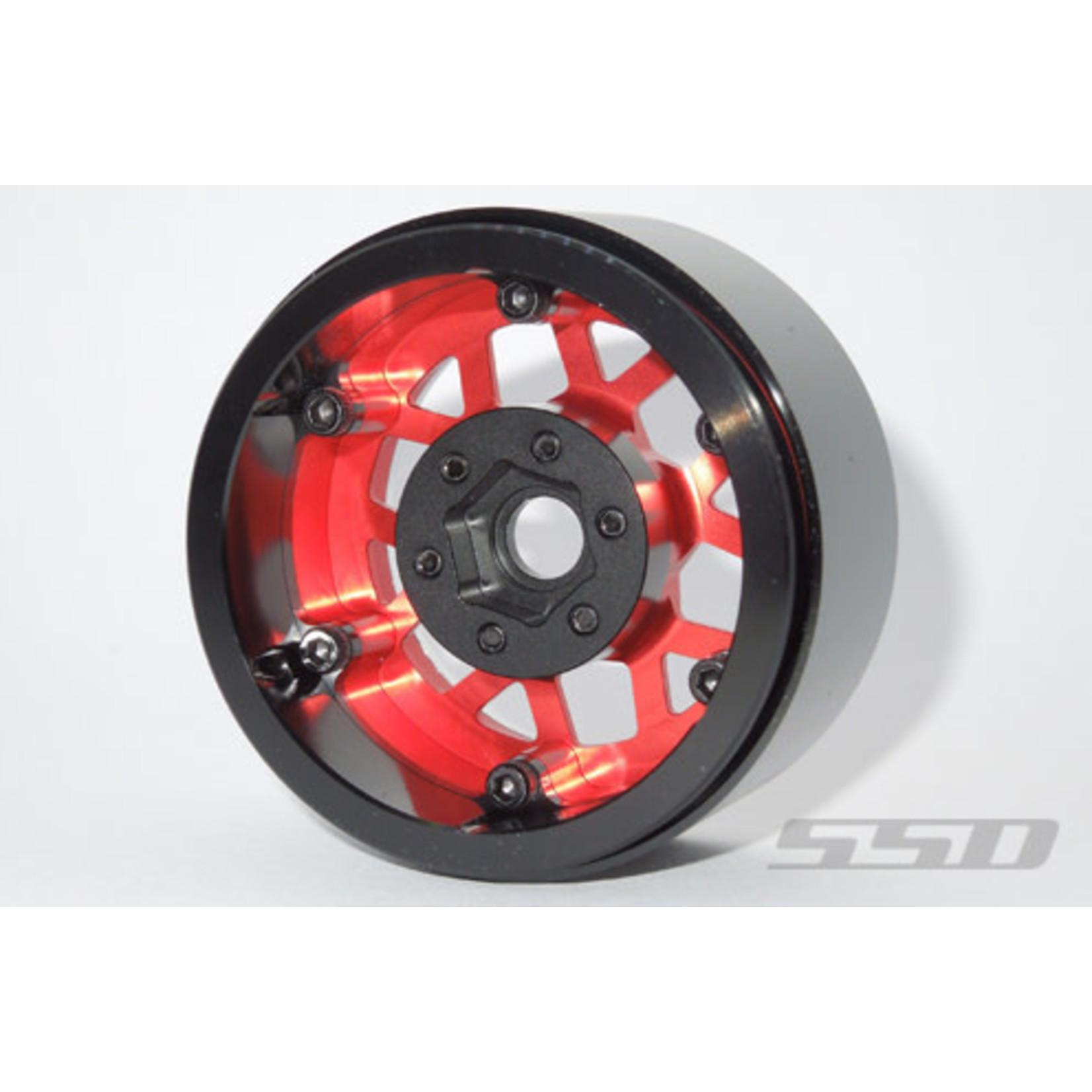 SSD SSD00538 SSD RC 1.9 Boxer Beadlock Wheels (Red)