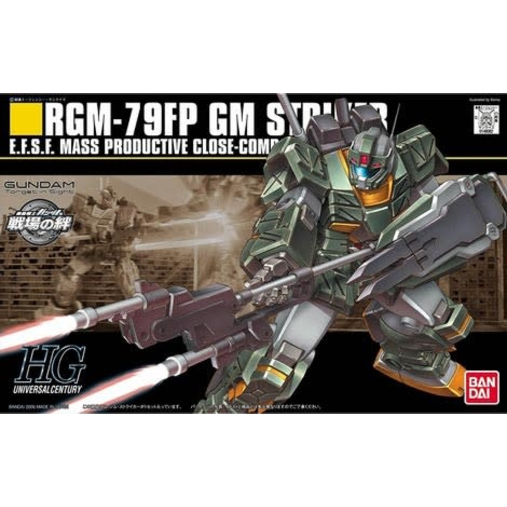 Bandai BAN2000727 Bandai HG #72 Bandai RGM-79FP Gundam GM Striker HGUC