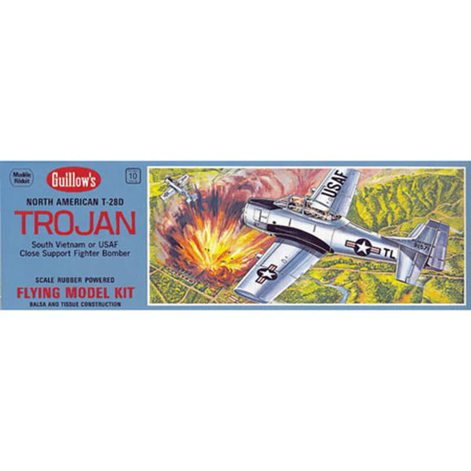 Guillows GUI901 Guillows North American T28 Trojan Kit, 16"