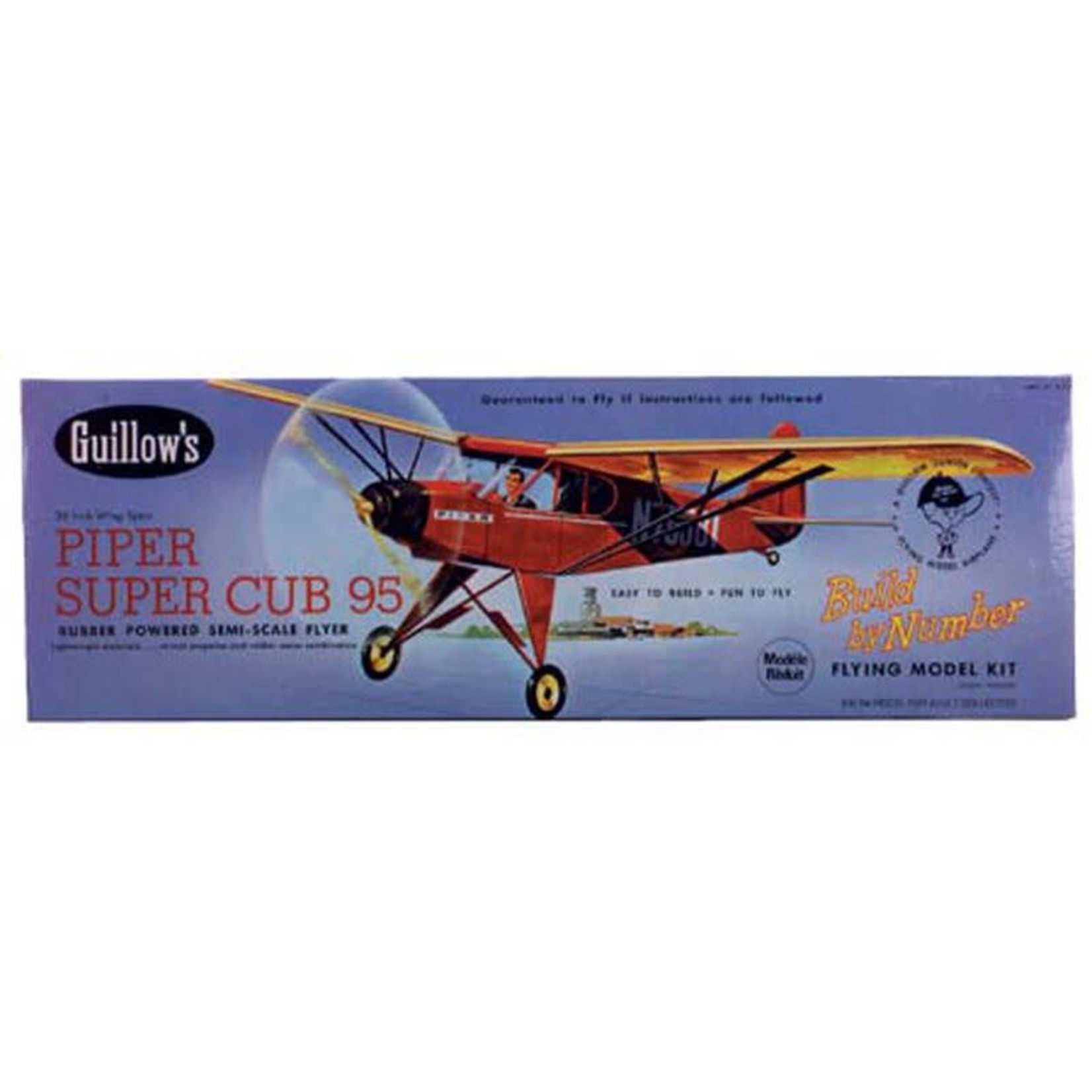 Guillows GUI602 Guillows Piper Super Cub 95 Kit, 24"