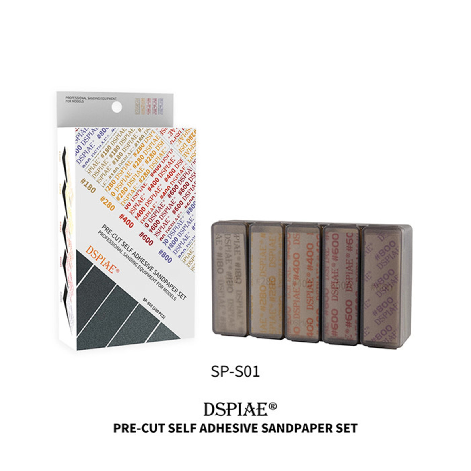 DSPIAE DS-SP-S01 DSPIAE Self Adhesive Sandpaper Set