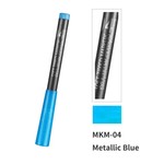 DSPIAE DS-MKM-04 DSPIAE Soft Tipped Markers Metallic Blue
