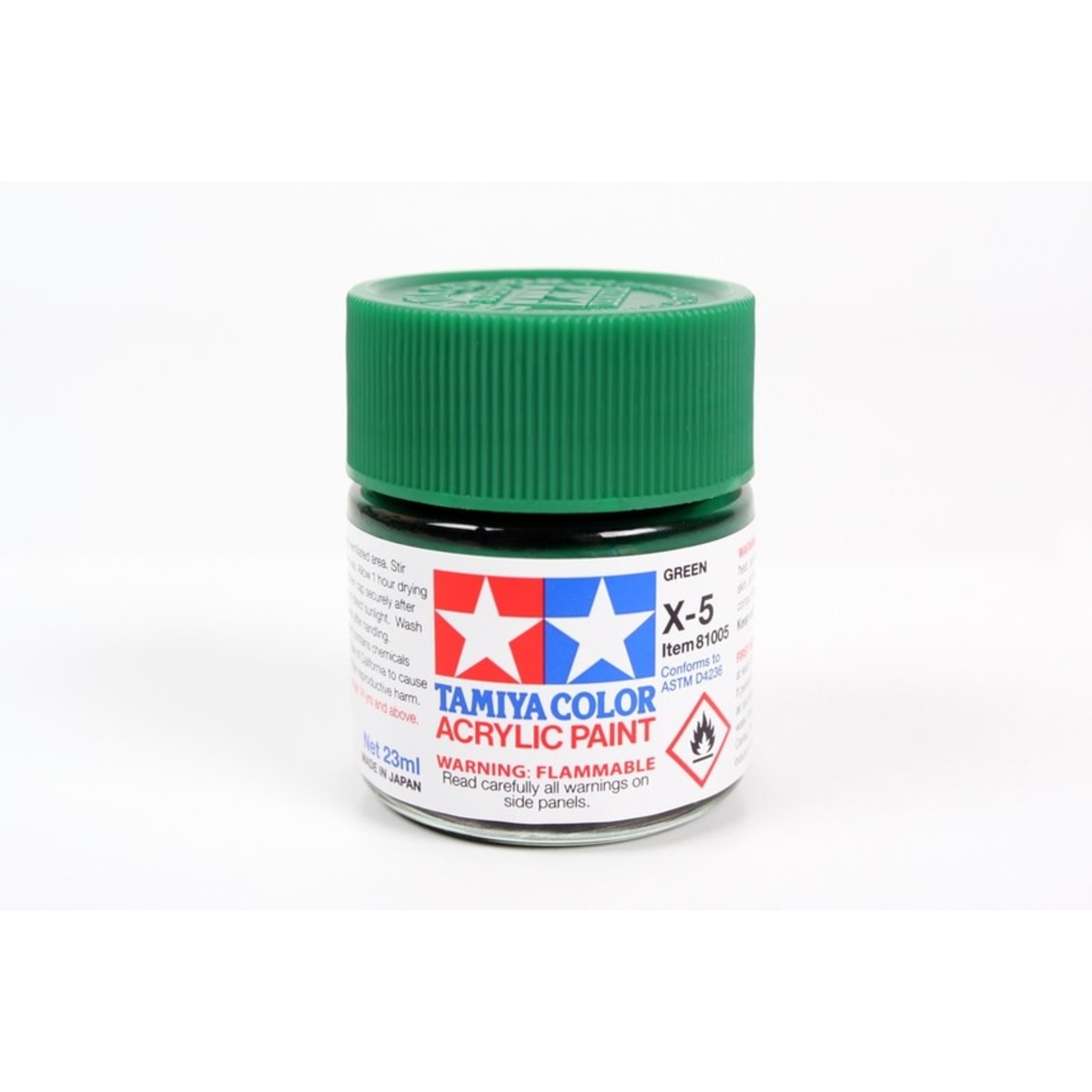 Tamiya Tamiya Acrylic X5 Gloss Green 23ml Hobby Action Chandler