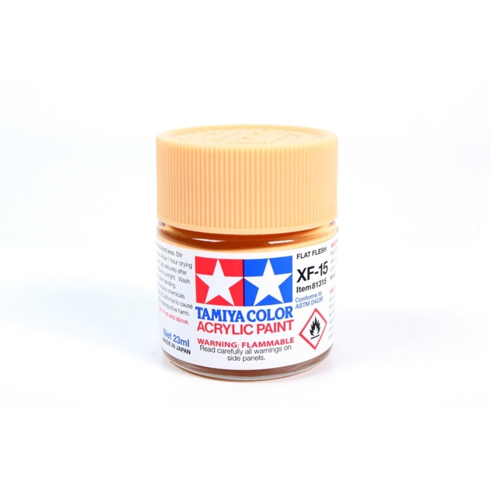 Tamiya TAM81315 Tamiya Acrylic XF-15 Flat Flesh 23ml