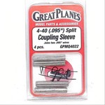 Great Planes GPMQ4022 Great Planes 4-40 Split Coupling Sleeve (4)